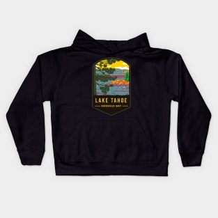 Lake Tahoe Emerald Bay Kids Hoodie